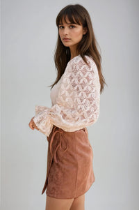 BLOUSE EN DENTELLE AMÉLIE