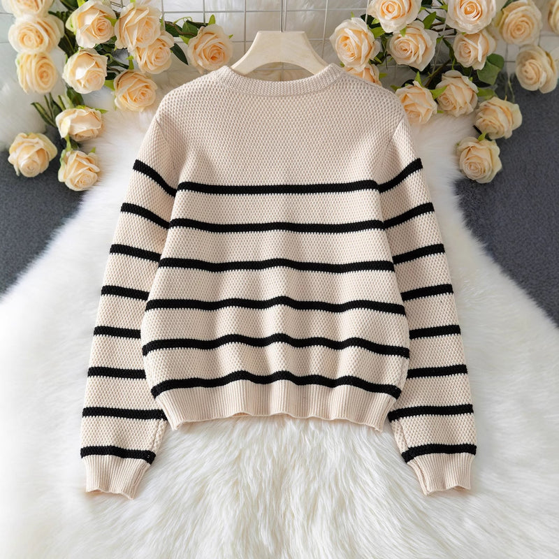 AMELIA STRIPED CARDIGAN