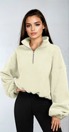 INES ZIP SWEATER