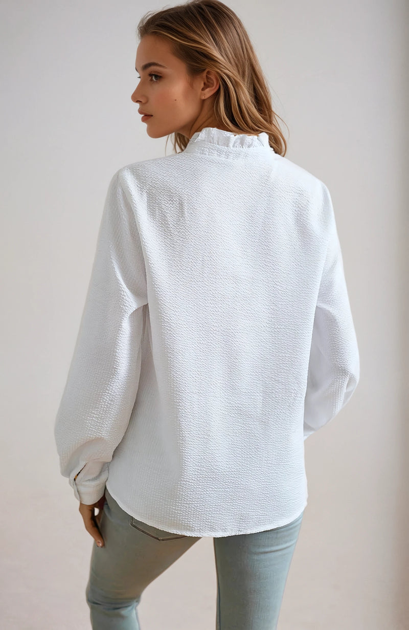 SOFIA RUFFLE SHIRT