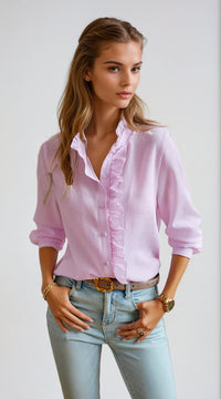 SOFIA RUFFLE SHIRT