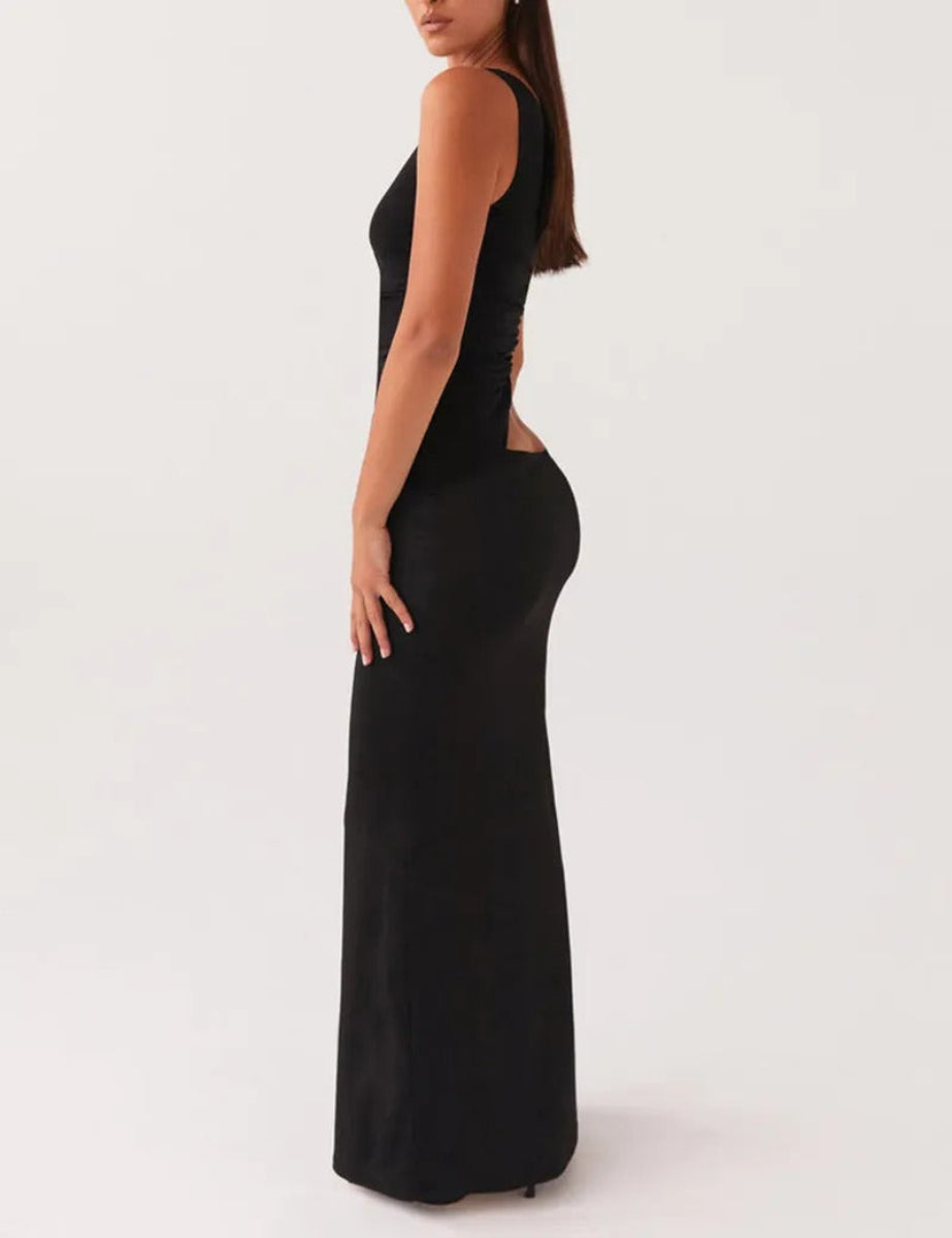 Long asymmetrical dress – Jenny – Sophisticated & Elegant