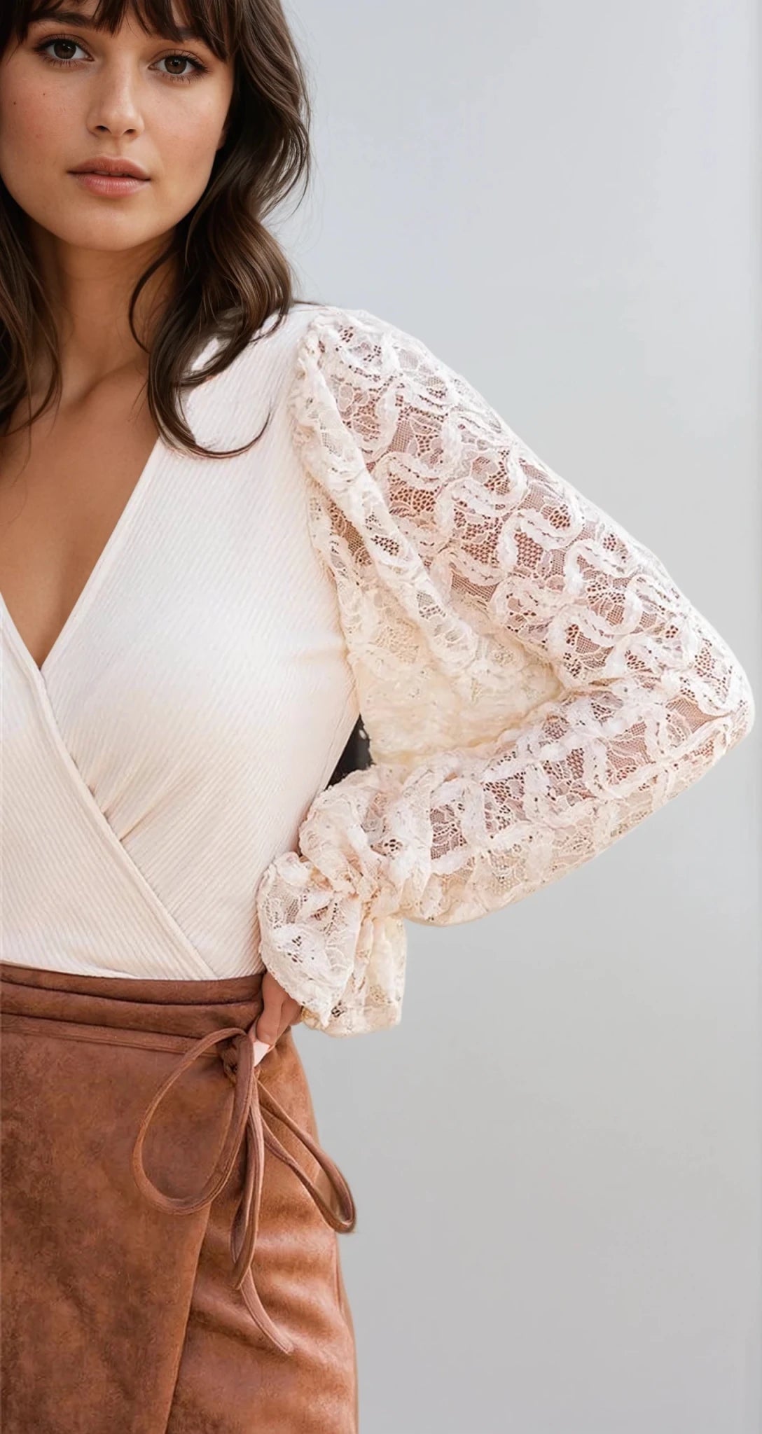 AMÉLIE LACE BLOUSE - Maison Elara