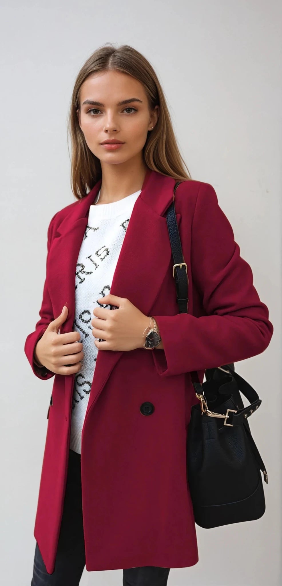 ISABELLE WOOL COAT - Maison Elara